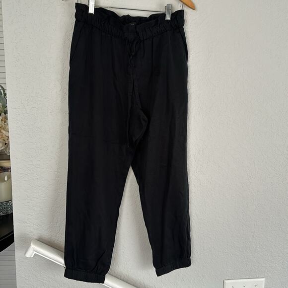 Banana Republic Tencel Paper Bag Jogger High Rise Pants Small Lyocell Loungewear - Picture 3 of 7